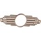 Ekena Millwork Elizabeth Wood Fretwork Pierced Ceiling Medallion, Red Oak, 16"W x 8"H x 4 3/8"IW x 7 5/8"IH x 3/8"T CMWP16X08X0375EBRO - alternate 5